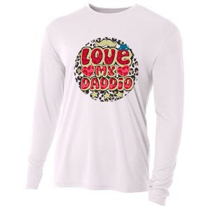 Love My Daddio Fathers Day Funny Super Daddio Cooling Performance Long Sleeve Crew