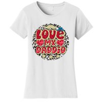 Love My Daddio Fathers Day Funny Super Daddio Women's T-Shirt