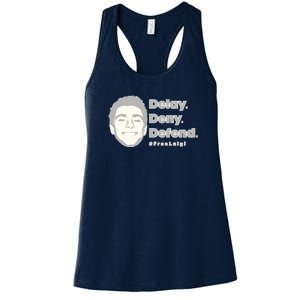 Luigi Delay Deny Defend Women's Racerback Tank