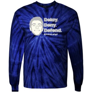 Luigi Delay Deny Defend Tie-Dye Long Sleeve Shirt