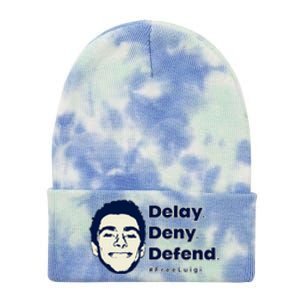 Luigi Delay Deny Defend Tie Dye 12in Knit Beanie