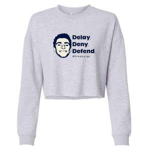 Luigi Delay Deny Defend Cropped Pullover Crew