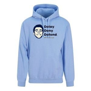 Luigi Delay Deny Defend Unisex Surf Hoodie