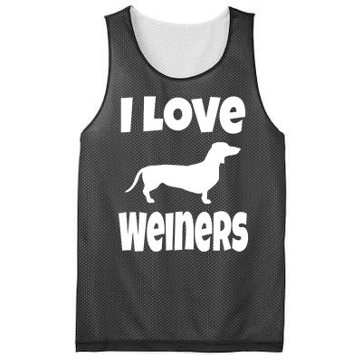 Lover Mom Dad I Love Weiners Gift Weiner Dog Owner Dachshund Mesh Reversible Basketball Jersey Tank