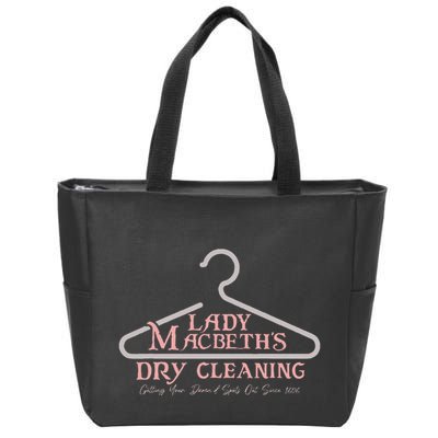 Lady Macbeth Dry Cleaning From Macbeth By Shakespear Zip Tote Bag