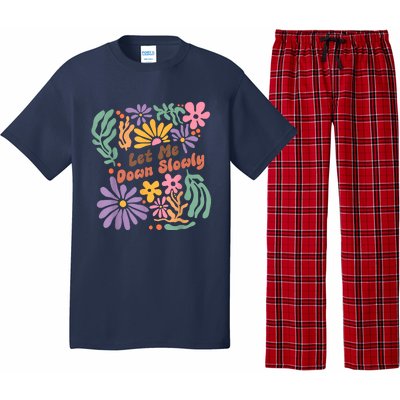 Let Me Down Slowly Floral Art Benjamin Pajama Set