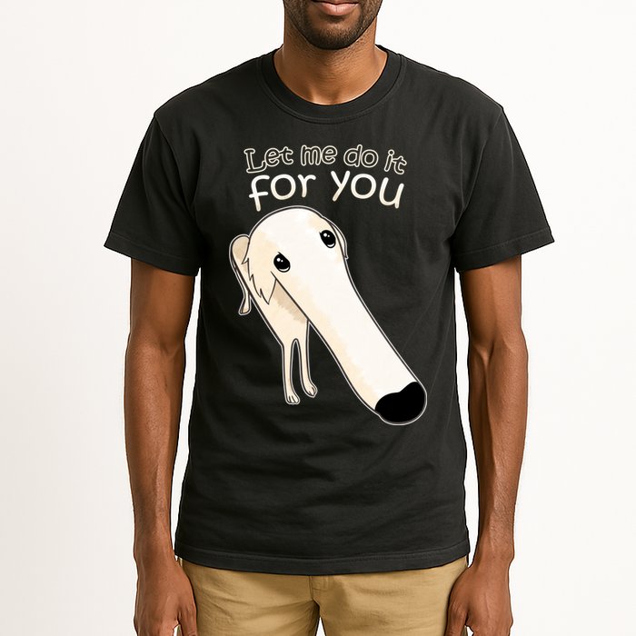 Let Me Do It For You Borzoi Dog Meme Tall T-Shirt