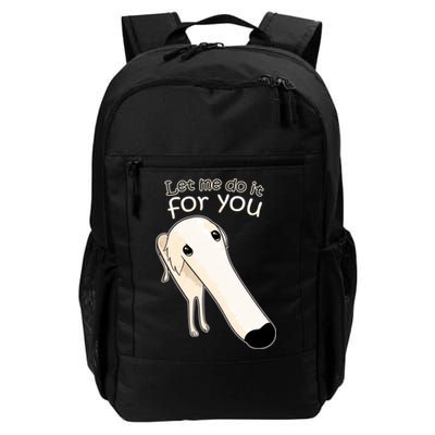 Let Me Do It For You Borzoi Dog Meme Backpack