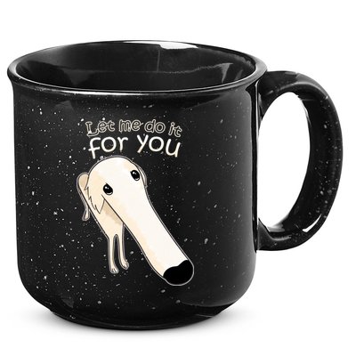 Let Me Do It For You Borzoi Dog Meme 15oz Campfire Ceramic Mug