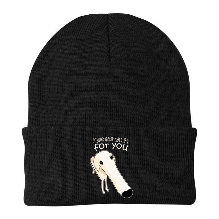 Let Me Do It For You Borzoi Dog Meme Beanie