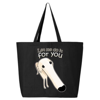 Let Me Do It For You Borzoi Dog Meme 25L Jumbo Tote