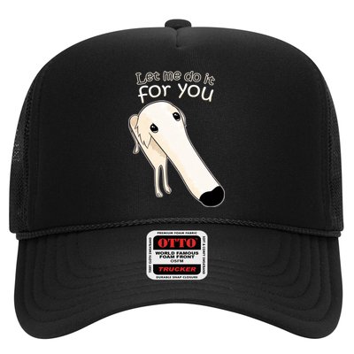 Let Me Do It For You Borzoi Dog Meme Hat