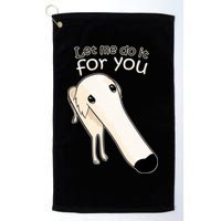 Let Me Do It For You Borzoi Dog Meme Golf Towel