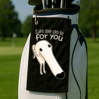 Let Me Do It For You Borzoi Dog Meme Golf Towel