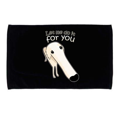 Let Me Do It For You Borzoi Dog Meme Microfiber Hand Towel