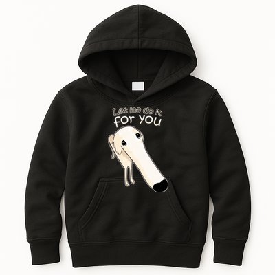 Let Me Do It For You Borzoi Dog Meme Kids Hoodie