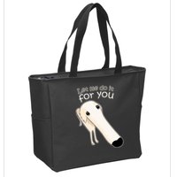 Let Me Do It For You Borzoi Dog Meme Zip Tote Bag