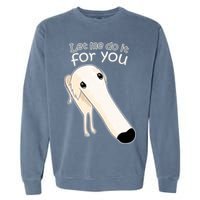 Let Me Do It For You Borzoi Dog Meme Garment-Dyed Sweatshirt