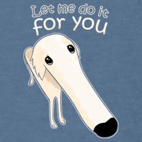 Let Me Do It For You Borzoi Dog Meme Garment-Dyed Sweatshirt