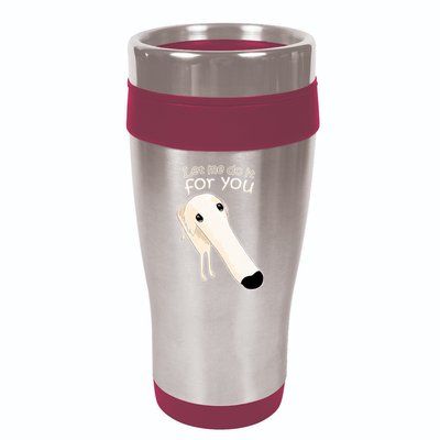 Let Me Do It For You Borzoi Dog Meme 16oz Travel Tumbler