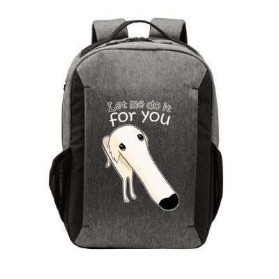 Let Me Do It For You Borzoi Dog Meme Vector Backpack