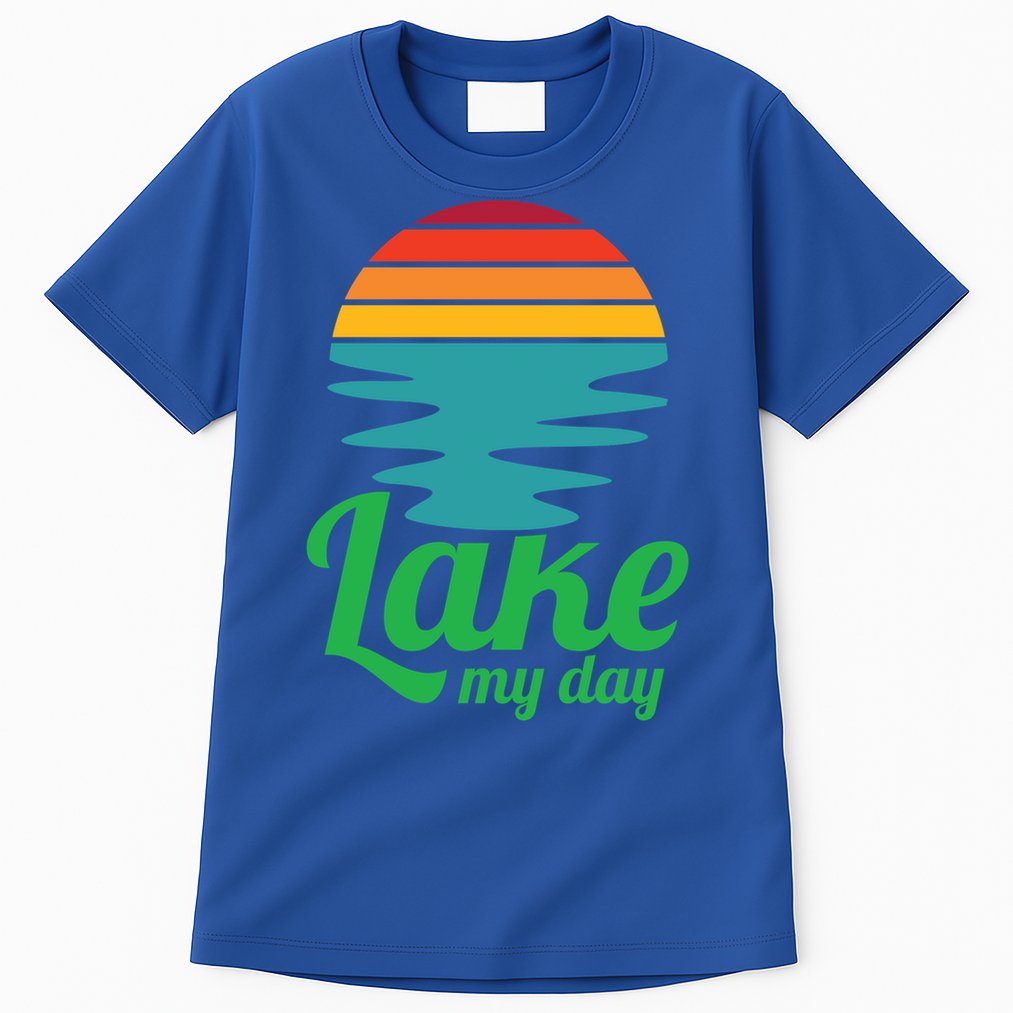Lake My Day Perfect Vacation On The Lake Outdoor Adventure Gift Tall T-Shirt
