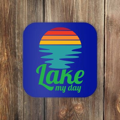 Lake My Day Perfect Vacation On The Lake Outdoor Adventure Gift Coaster