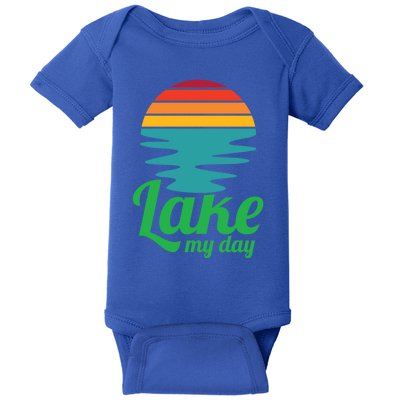 Lake My Day Perfect Vacation On The Lake Outdoor Adventure Gift Baby Bodysuit