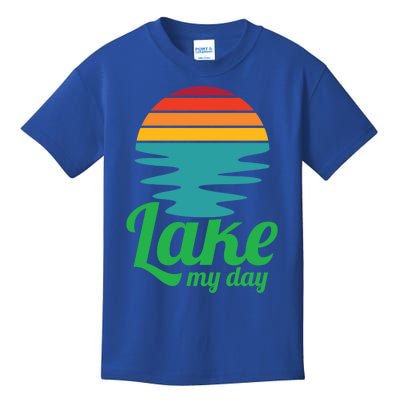 Lake My Day Perfect Vacation On The Lake Outdoor Adventure Gift Kids T-Shirt