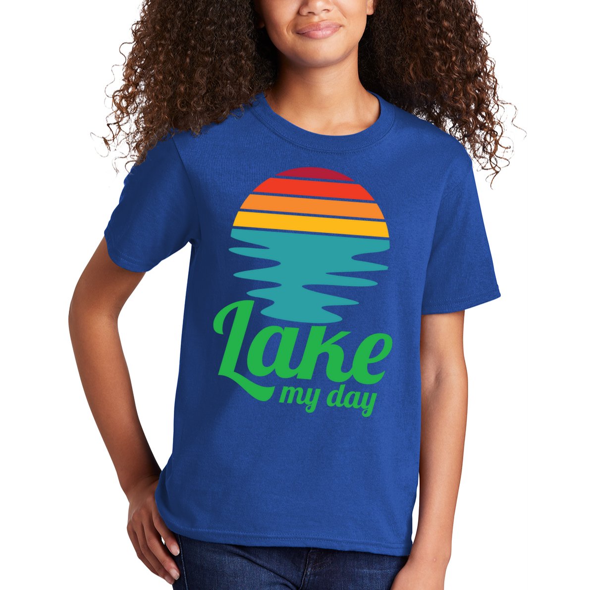 Lake My Day Perfect Vacation On The Lake Outdoor Adventure Gift Kids T-Shirt