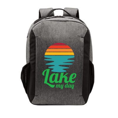 Lake My Day Perfect Vacation On The Lake Outdoor Adventure Gift Vector Backpack