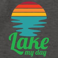 Lake My Day Perfect Vacation On The Lake Outdoor Adventure Gift Vector Backpack