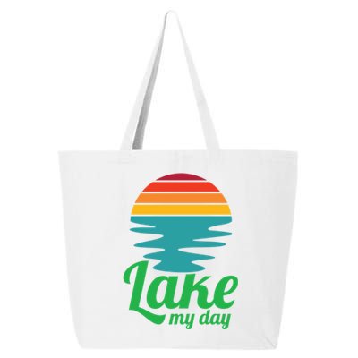 Lake My Day Perfect Vacation On The Lake Outdoor Adventure Gift 25L Jumbo Tote