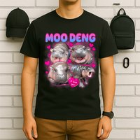Love Moo Deng Funny Cute Hippo Meme T-Shirt