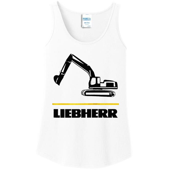 Liebherr Machinist Driver Fan Excavator Love Construction Machinery Ladies Essential Tank