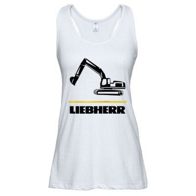 Liebherr Machinist Driver Fan Excavator Love Construction Machinery Ladies Essential Flowy Tank