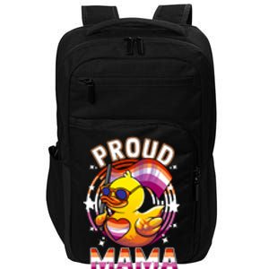 Lgbt Mama Duck Lgbtq Proud Mom Lesbian Daughter Gay Ally Gift Impact Tech Backpack