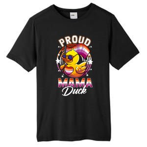 Lgbt Mama Duck Lgbtq Proud Mom Lesbian Daughter Gay Ally Gift Tall Fusion ChromaSoft Performance T-Shirt