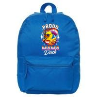 Lgbt Mama Duck Lgbtq Proud Mom Lesbian Daughter Gay Ally Gift 16 in Basic Backpack