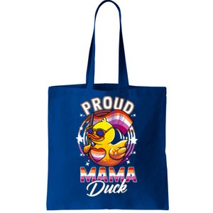 Lgbt Mama Duck Lgbtq Proud Mom Lesbian Daughter Gay Ally Gift Tote Bag