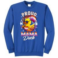 Lgbt Mama Duck Lgbtq Proud Mom Lesbian Daughter Gay Ally Gift Tall Sweatshirt