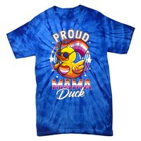 Lgbt Mama Duck Lgbtq Proud Mom Lesbian Daughter Gay Ally Gift Tie-Dye T-Shirt