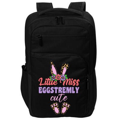 Little Miss Eggstremly Cute Easter Bunny Impact Tech Backpack