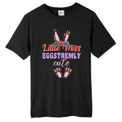 Little Miss Eggstremly Cute Easter Bunny Tall Fusion ChromaSoft Performance T-Shirt