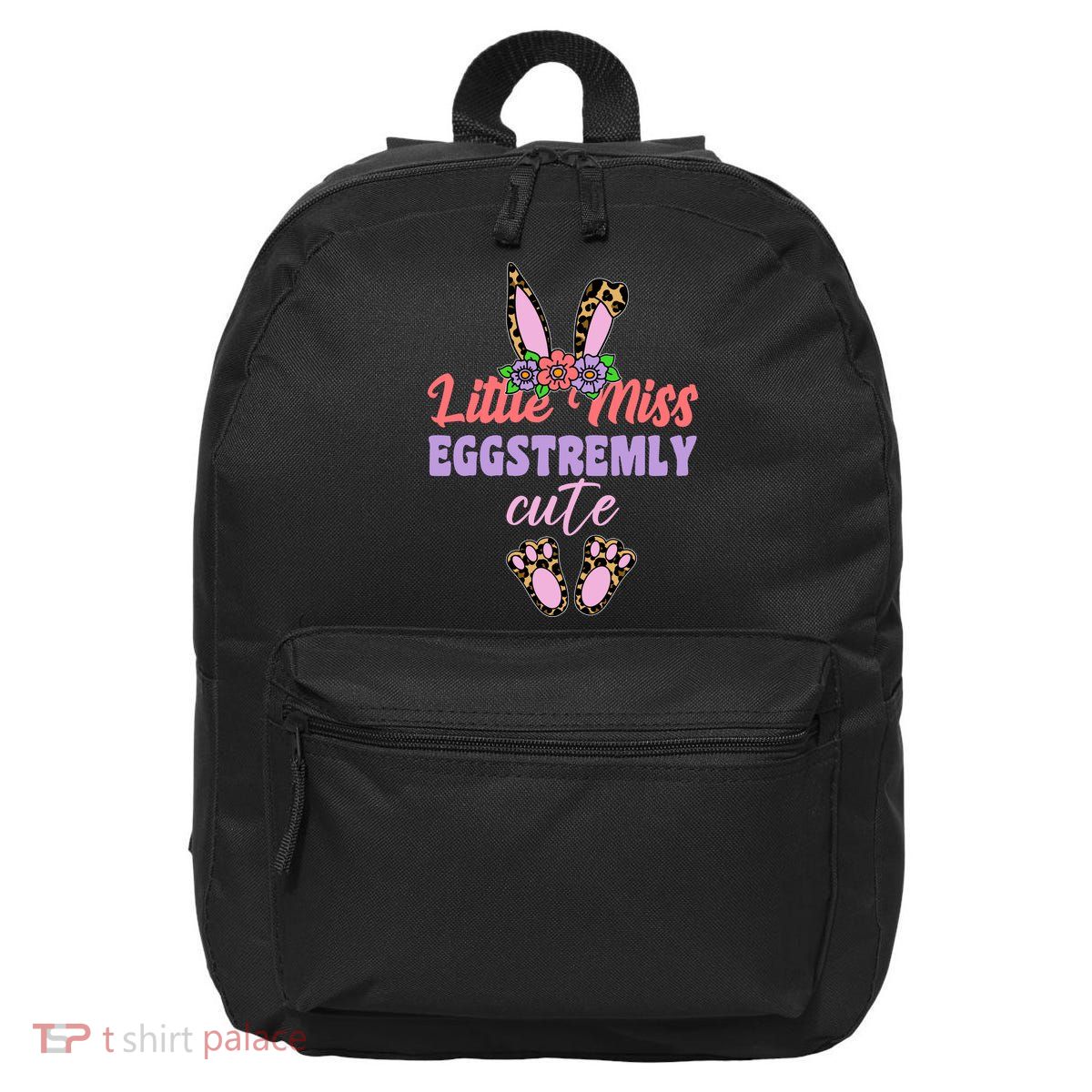 Little Miss Eggstremly Cute Easter Bunny 16 in Basic Backpack
