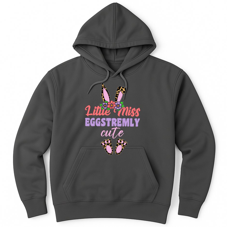 Little Miss Eggstremly Cute Easter Bunny Hoodie