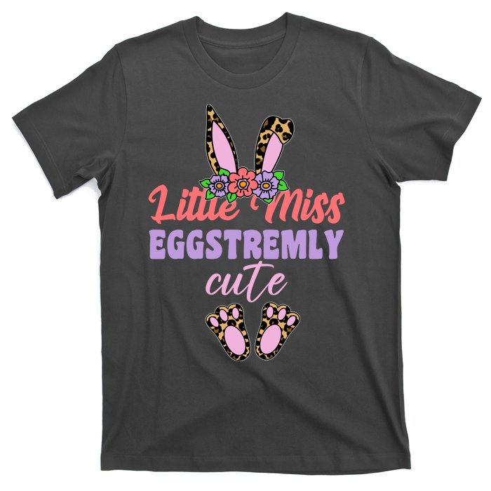 Little Miss Eggstremly Cute Easter Bunny T-Shirt