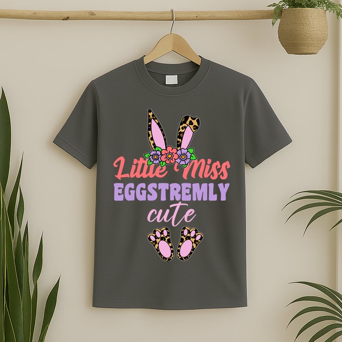 Little Miss Eggstremly Cute Easter Bunny T-Shirt