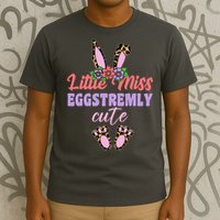 Little Miss Eggstremly Cute Easter Bunny T-Shirt