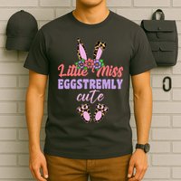 Little Miss Eggstremly Cute Easter Bunny T-Shirt